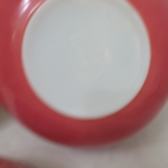 3 Vintage Pyrex Dish Set Pink White Glass 1.5 Quart 515B, 402 + 2qt W Lid 024 - Picture 9 of 15